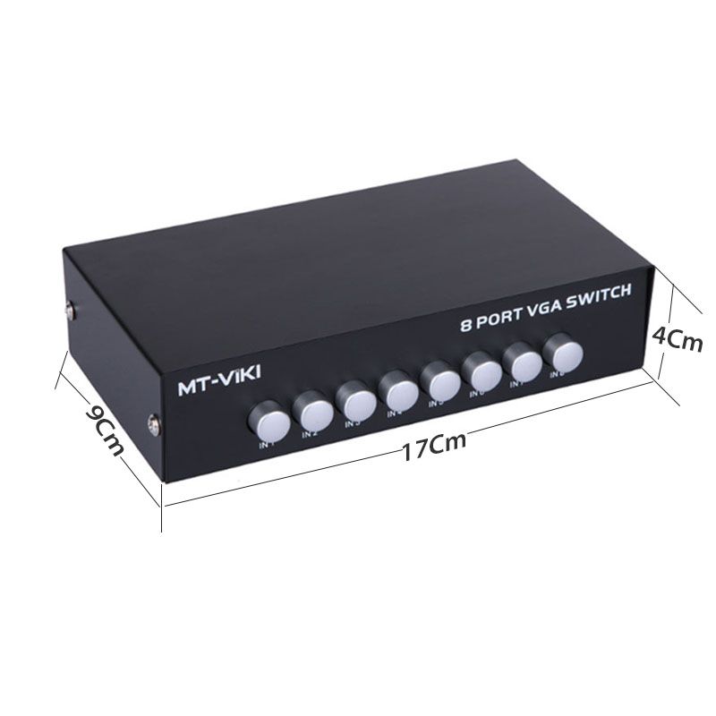  Switch VGA 8 Port - Chuyển mạch 8 CPU ra 1 màn hình MT-VIKI MT-15-8H 