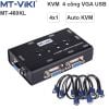 Auto KVM Switch VGA USB 4 port -chuyển mạch 4 CPU ra 1 màn hình VGA kèm cáp MT-VIKI MT-460KL