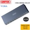 Bộ chia cổng HDMI 1 ra 8 4K2K@30Hz 3D chính hãng Unitek V132A