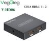 Bộ chia HDMI splitter V1.4 4 port 4K30Hz 3D Veggieg V-HD07