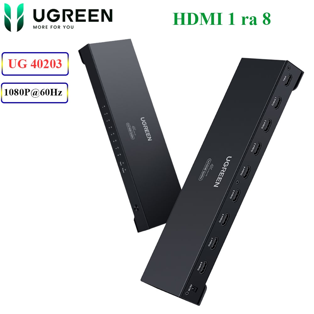 Bộ chia cổng HDMI 1 ra 8 4K2K@30Hz 3D Ugreen 40203