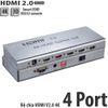 Bộ chia HDMI 2.0 4 cổng hỗ trợ 4Kx2K60Hz Ultra HD