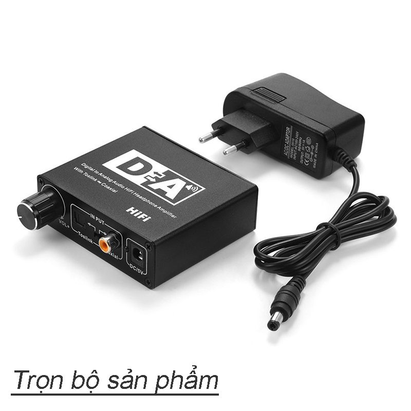  Bộ chuyển âm thanh quang Optical/Coaxial sang AV/RCA 3.5mm/Optical  AMP HiFi 