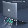 Bộ chuyển USB type C sang HDMI 6 trong 1 kiêm giá kê tản nhiệt Laptop Macbook