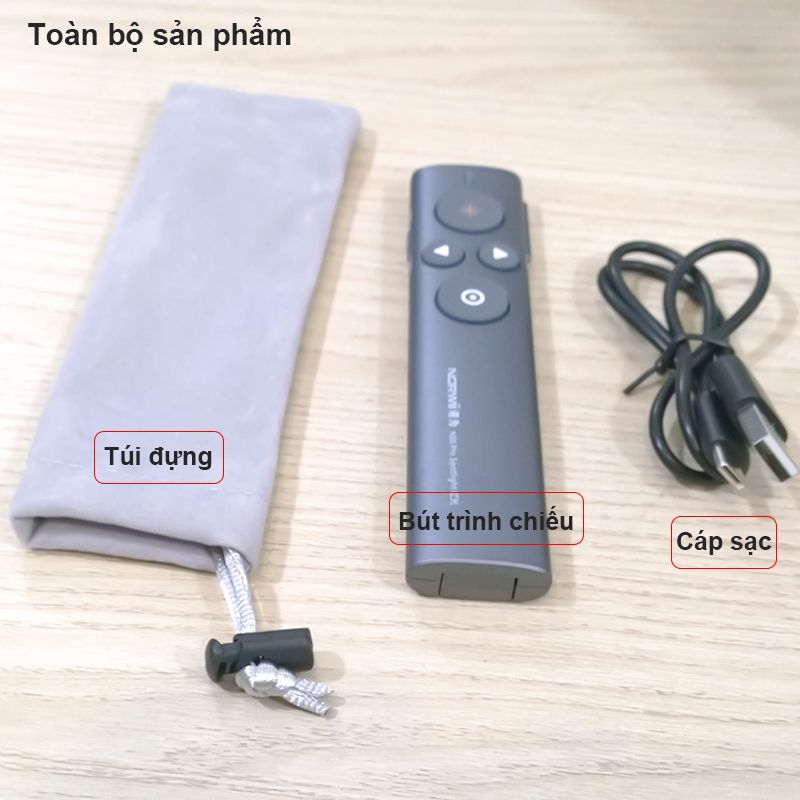  Bút trình chiếu kỹ thuật số spotlight kiêm chuột bay cho màn hình LED LCD TV Norwii N95Pro 