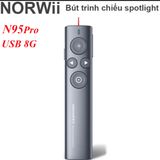  Bút trình chiếu kỹ thuật số spotlight kiêm chuột bay cho màn hình LED LCD TV Norwii N95Pro 