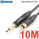  Cáp audio 6.5mm ra AV RCA Coraon Z-NP2X-B + Z-373-BG 1M 1.5M 3M 5M 10M 