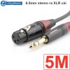 Cáp âm thanh 6.5mm stereo ra XLR cổng cái Coraon Z-NP3X-B + LC3FX-B 1M 1.5M 3M 5M 10M