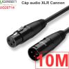 Cáp XLR cannon 1 đầu đực 1 đầu cái Ugreen 1M 2M 3M 5M 8M 10M 15M