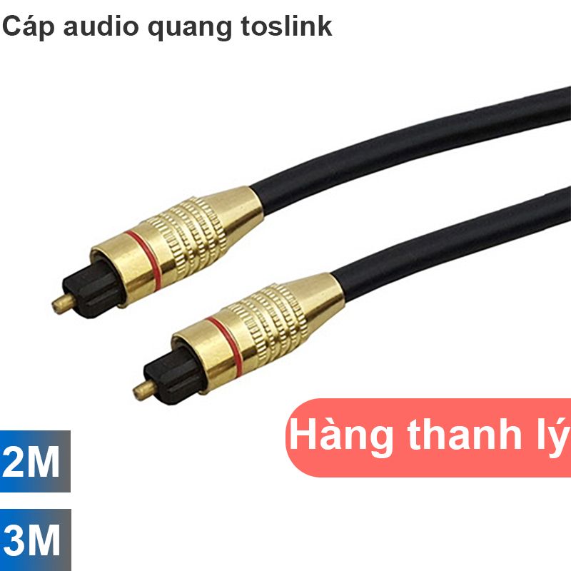 Cáp âm thanh quang toslink SPDIF 5.1 2 mét 3 mét