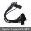 Cáp khởi động chạy 2 & 3 nguồn 24PIN ATX 20Cm