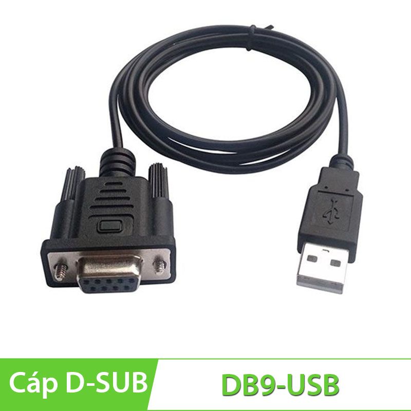  Cáp DB9 RS232 sang USB cho vang số 