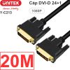 Cáp DVI-D 24+1 full 1080P Unitek 1.5M 3M 5M 10M 15M 20M