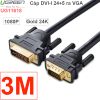 Cáp DVI-I 24+5 ra VGA 1080P 1M | 1.5M | 2M | 3M | 5M | 8M | 10M chính hãng UGREEN