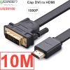 Cáp chuyển DVI sang HDMI dẹt mỏng UGREEN dài 1 mét đến 15 mét