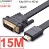 Cáp chuyển DVI sang HDMI dẹt mỏng UGREEN dài 1 mét đến 15 mét