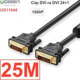  Cáp DVI 24+1 UGREEN 1M | 1.5M | 2M | 3M | 5M | 8M | 10M | 12M | 15M | 20M | 25M | 30M, chống nhiễu, Cáp DVI phụ kiện điện tử 