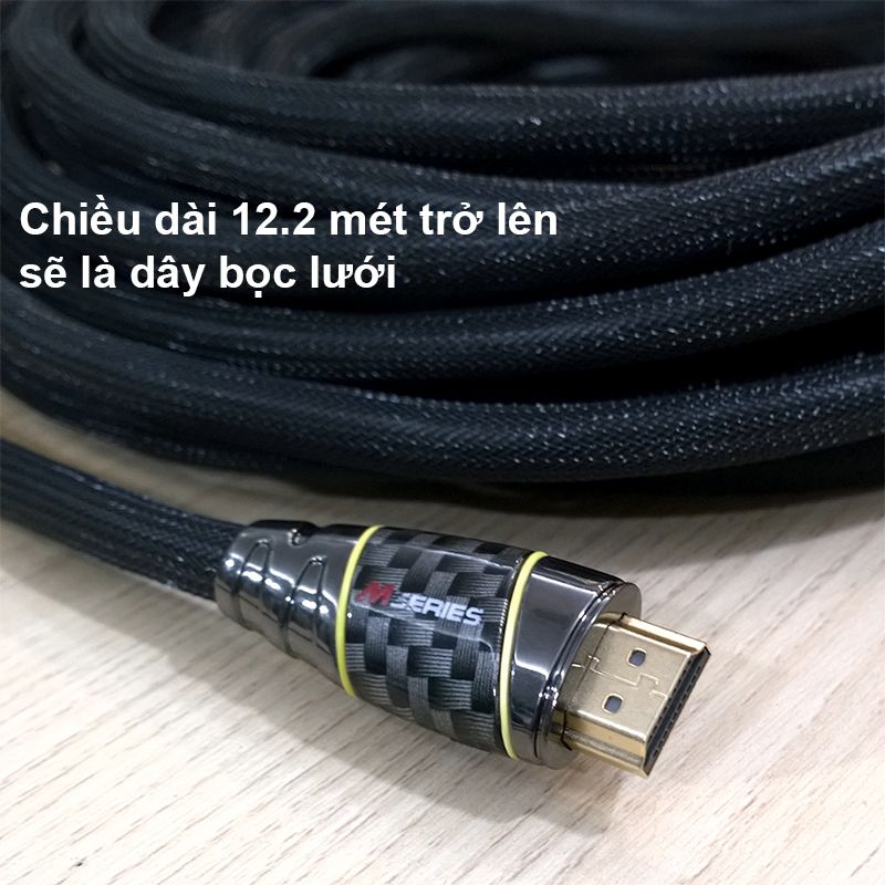  Cáp HDMI 2.0 4K60Hz Monster siêu chống nhiễu tốc độ cao 21.6Gbps 1M đến 15 mét 