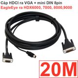  Cáp kết nối HDCI dòng HDX tới VGA và mini DIN 8pin camera EagleEye 5M 10M 15M 20M 30M 