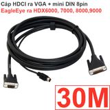  Cáp kết nối HDCI dòng HDX tới VGA và mini DIN 8pin camera EagleEye 5M 10M 15M 20M 30M 