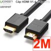 Cáp HDMI UGREEN hỗ trợ full HD 1080P 4K 2K 30hz 1 mét đến 100 mét