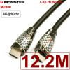 Cáp HDMI 2.0 4K60Hz Monster siêu chống nhiễu tốc độ cao 21.6Gbps 1M đến 15 mét