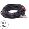 Cáp AV RCA 2 ra 2 AV RCA DTECH 1.5M 3M 5M 10M