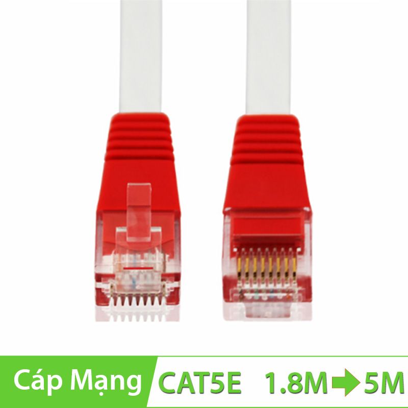 Cáp mạng siêu mỏng 1.8M | 3M | 5M CAT5E UTP Gigabit Unitek