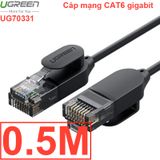  Cáp mạng CAT6A UTP 10Gbps ultrathin Ugreen 0.5M 1M 1.5M 2M 3M 5M 10M 