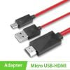 Cáp MHL 11Pin to HDMI 2M | 3M dùng cho Samsung Galaxy S3, S4, S5, Note2 N7100, Note3 N900, Note 8.0 N5100, Tab3 8.0, 10.1 inch ...