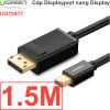 Dây cáp Mini Displayport to Displayport 1.5M  2M  3M Ugreen hỗ trợ 4K60Hz (màu đen)