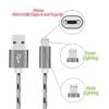 Cáp USB ra Lightning và Micro USB - Dây sạc cho Iphone/Ipad/Ipod/Smartphone Android, Cáp USB phụ kiện điện tử