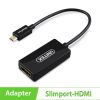 Cáp Micro USB Slimport ra HDMI 4K Unitek Y-6304 dùng cho điện thoại LG Nexus 4 5 7 G Pro G2 G Pad Asus Fonepad HP Chromebook