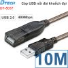 Cáp nối dài USB 2.0 AM-AF 1 đầu đực 1 đầu cái 5 mét 10 mét 15 mét có IC khếch đại DTECH