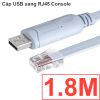 Cáp lập trình Console USB to RJ45 1.8M 3M 3.6M 4M 4.5M 5M