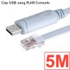 Cáp lập trình Console USB to RJ45 1.8M 3M 3.6M 4M 4.5M 5M