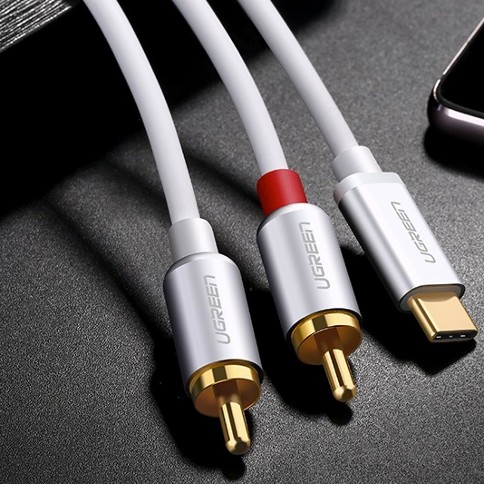 Cáp USB Type C ra 2 RCA âm thanh