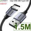 Cáp USB-C 2.0 sạc nhanh 3A QC3.0 chạy dữ liệu Smartphone Máy tính bảng USB AM sang USB CM Ugreen 0.25M-0.5M-1M-1.5M-2M