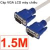 Cáp VGA 1.5 mét đến 30m màu trắng, loại thường, cáp VGA phụ kiện điện tử