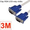 Cáp VGA 1.5 mét đến 30m màu trắng, loại thường, cáp VGA phụ kiện điện tử