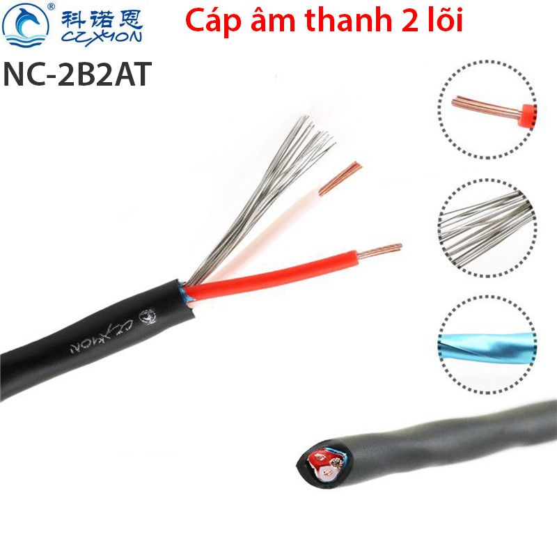 Dây hàn cáp âm thanh 2 lõi Coraon NC-2B2AT