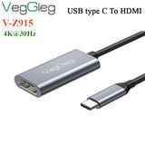  Bộ chuyển USB type C ra HDMI 4K*2k VEGGIEG V-Z915 