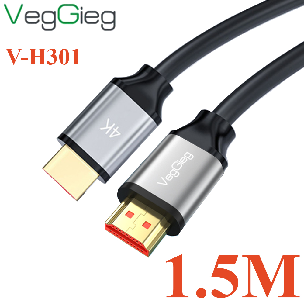 Cáp HDMI 2.0 VEGGIEG chuẩn 4K@60Hz dài từ 1.5M đến 20M - hàng chính hãng