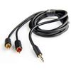 Dây cáp loa 3.5mm ra 2 hoa sen RCA chính hãng Unitek C9022BK - 3M