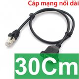  Cáp mạng RJ45 nối dài 1 đầu đực 1 đầu cái - Dây mạng RJ45 có bắt vít nối dài 30Cm | 60Cm 