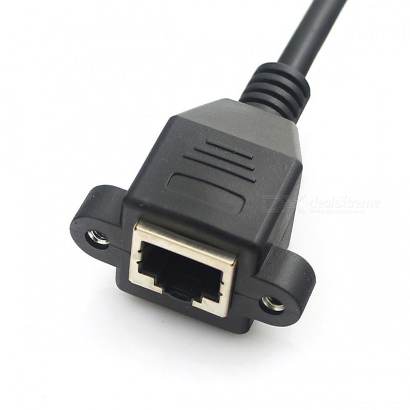  Cáp mạng RJ45 nối dài 1 đầu đực 1 đầu cái - Dây mạng RJ45 có bắt vít nối dài 30Cm | 60Cm 