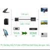 Cáp chuyển VGA Audio 3.5mm sang HDMI converter 1080P Ugreen 50945 CM513 - CM269