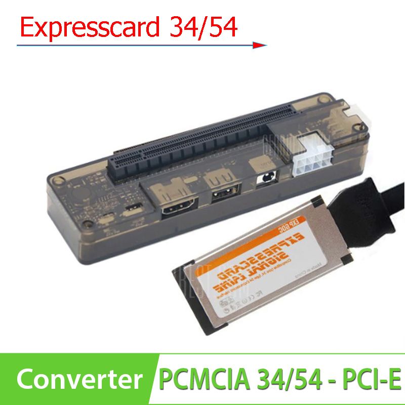 PCMCIA Express 34/54 ra PCI-Express 16X | Mở rộng và sử dụng các card