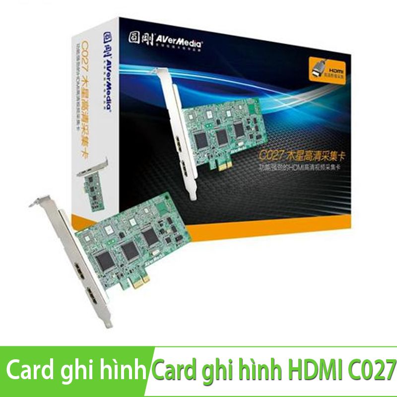  Card ghi hình HDMI, AV, S-Video Đài Loan AverMedia C027 