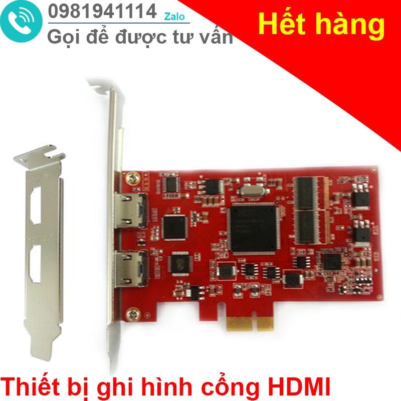 Card Capture PCI-E to HDMI 2Port (card ghi hình)